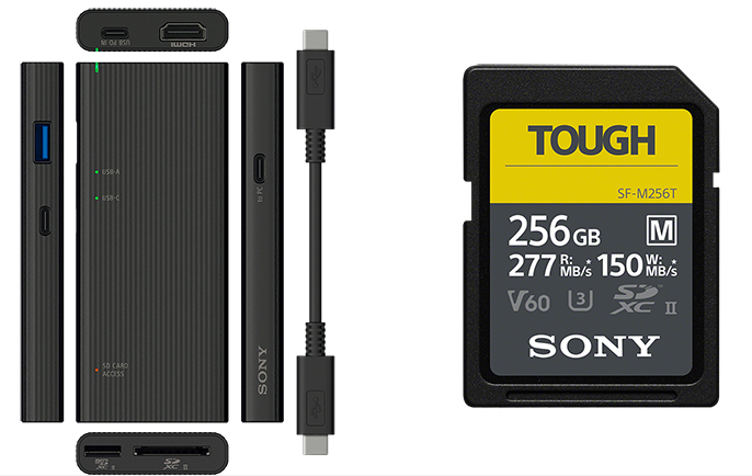 Sony发布支持USB PD 100W 的多功能HUB，以及价格比较便宜的强固型SD卡TOUGH SF-M系列