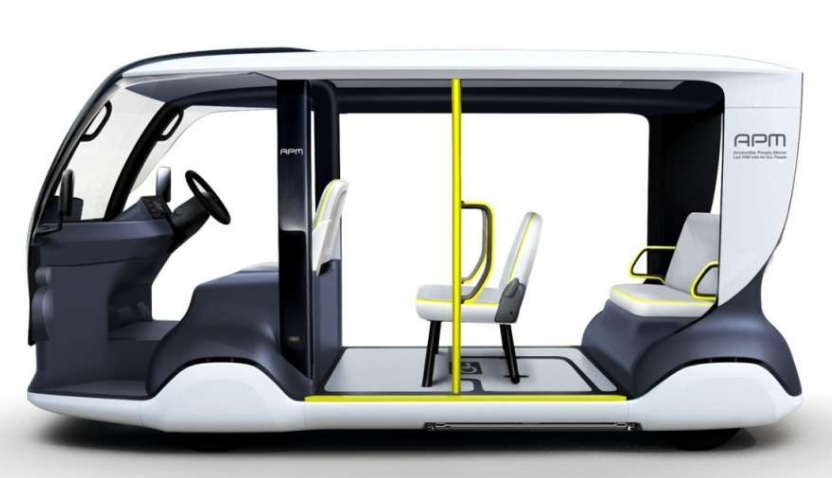 TOYOTA超可爱未来电动车「APM」， 将在奥运期间担任场区接驳工作